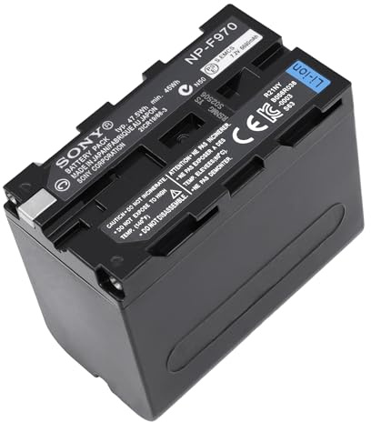 Moiloam NP-F970 Battery Replacement for Sony DCR-SD1000 DCR-SR40 DCR-TRV900 DCR-VX2000 DCR-VX2100 DCR-VX2200 HVR-HD1000 HVR-V1 HVR-Z1 HVR-Z5 HVR-Z7 and Other LED Video Light or Monitor