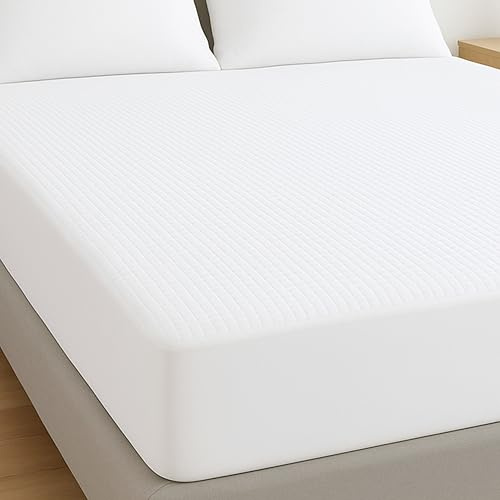 HAIYMA- Protector Colchón 150x190/200 | Protector Colchón Impermeable 100% Silencioso, Funda Colchón Acolchada 350 g/m², Altura 30 cm | Cubre Colchón de Calidad Fabricado en España (150x190/200)