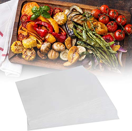 Yctze Lot de 100 Feuilles de Cuisson Antiadhésives en Parchemin et Tapis en Silicone – Résistant aux Hautes Températures, Imperméables et Résistants à l'huile – Accessoires de Cuisson pour Pain,