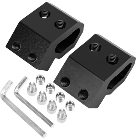 Akozon Kit di Montaggio Laterale su Guida Universale per Cassetta degli Attrezzi Salvaspazio per Un'organizzazione Efficiente degli Utensili (BLACK)