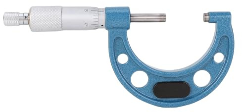 Aramox Outside Micrometer 1-2 Inch, Stainless Steel, Precise Tool for Diameter and Thickness Measurement with 0.0001 Inch Accuracy for Machinists and Technicians