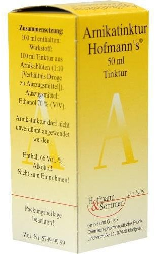 ARNIKATINKTUR HOFMANNS 50ml Tinktur PZN:691145