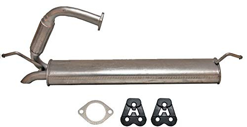 Ferroz Export Ersatz für Endschalldämpfer Smart ForTwo Cabrio (451) 1.0 Turbo Auspuff Endtopf