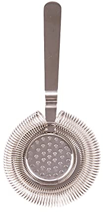 barmate Cocktail Strainer, Barsieb aus Edelstahl passend auf alle Shaker, hochwertiges Barzubehör (silver)