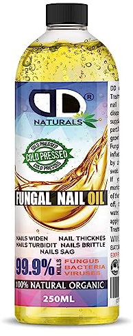 250ml | 100% Natural Organic Extra Strong Anti Fungal Nail Treatment for Toenails, FUNGAL INFECTIONS, Nail Strengthener For Damaged Nails, Repair, Healing & Soothing Effect On Nail Treatment