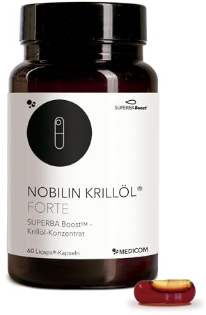 Medicom - Nobilin Krillöl Forte, SUPERBA Boos Antarktis Krillöl, 60 Kapseln
