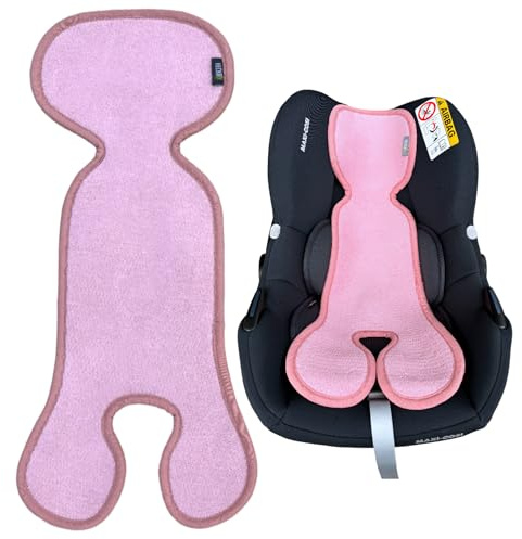 HECKBO baby sittdyna sommar antiperspirant för barnvagnar - Grupp 0 - babyskydd för spädbarn, rosa