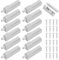 EXIN DECHEN 12pcs Ammortizzatori Per Ante, Rallentatore per Ante con 24 Viti, Push Pull per Ante Porta, Ammortizzatori per Ante Mobili, Smorzatori per Porte Mobili per Cassetti da Cucina, Armadio