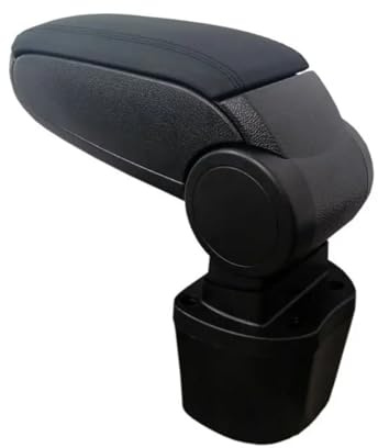 Apoyabrazos Caja Para Nissan Juke 2010-2019 Reposabrazos + Kit De Montaje Tela Negra Reposabrazos Doble Capa