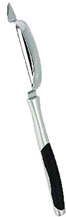 Stellar Contour Gadgets Swivel Potato & Vegetable Peeler, Cushioned Grip, Dishwasher Safe, Chrome Plated Zinc Alloy