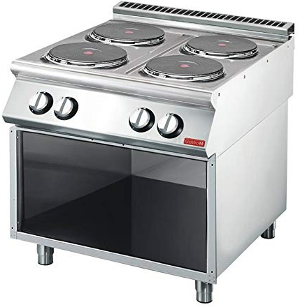 Piano de Cuisson électrique 4 plaques - 10,4 kW - Gastro M