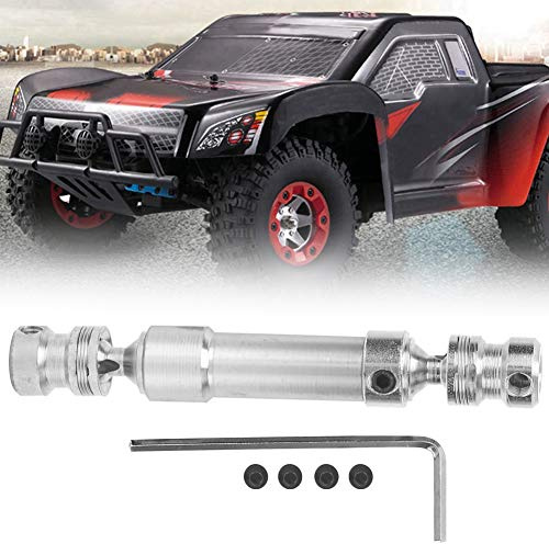 Drfeify Piezas de Vehículo de Metal, Eje Trasero CVD Compatible con 12428 12423, 1/12 Accesorio para Coche Modelo RC, Plata, para Modelos de Coche, Reparación, Colección y Competición