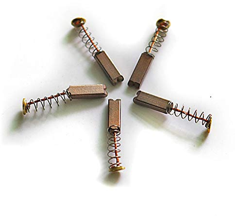 T&F 10x Kohlebürsten Motorkohlen Kohlestifte 2,5 * 4 * 12,5 mm Kohlebürsten für Bohrmaschine