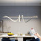 Mikeru Suspension Pour Table à Manger, Lampe Suspendue De 120 Cm Au Design Moderne En Spirale, Noir, Avec RéGlage Gradable Et TéLéCommande, Lampe Suspendue Led Pour Salle à Manger, Bureau, Cuisine.