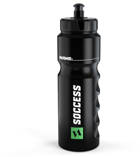 SOCCESS Sport Trinkflasche 750ml – Schadstoff & BPA Frei für unverfälschten Geschmack – Perfekt für Spiel, Training oder Gym
