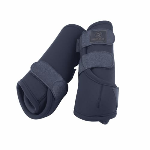 Eskadron Pferde Gamaschen Pro Dressage Hind Atlantic Blue Platinum 2024, Größe:W