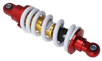 Motorrad-Stoßdämpfer 240 Mm, 12 Mm Feder, Verstellbare Dämpfung, Federungs-Stoßdämpfer, Motorrad-Stoßdämpfer 240 Mm, Federbein-Stoßdämpfer, für Motorrad, Off-Road-Scooter, ATV