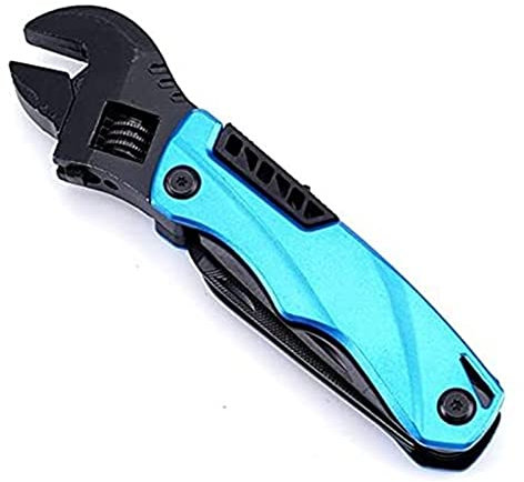 Portable Folding EDC Multi Tool with 5 in 1 Adjustable Socket Wrench Ideal for Home and Outdoor Use