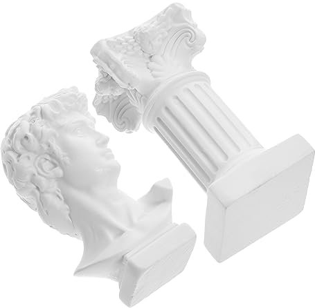 QUMIIRITY Griechische David Statue Aus Harz Klassische Römische Skulptur Für Heimdekoration Exquisit Verarbeitet Als Geschenk Oder Schreibtischornament