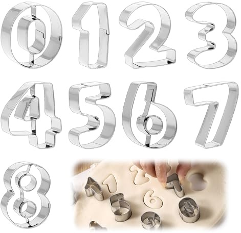 9 Stück Ausstechformen Weihnachten Mini Cookie Cutter Klein Keksausstecher Weihnachten Kinder Keksformen Kekse PläTzchen Ausstecher Backform PläTzchenausstecher Weihnachten Backen Linzer Aussteche