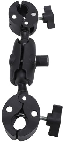 Denash Soporte de Montaje de Doble Abrazadera con 360 Grados Camina de Brazo Articulante AL Capa de la Cámara de la Cámara del Polo para el Soporte de Luz de Escritorio Paraguas