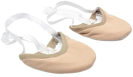 Mezze Punte Ginnastica Ritmica Scarpe da Ginnastica Artistica, Scarpe Ritmica for Danza Classica, Scarpette liriche in Microfibra con Punta a Mezza