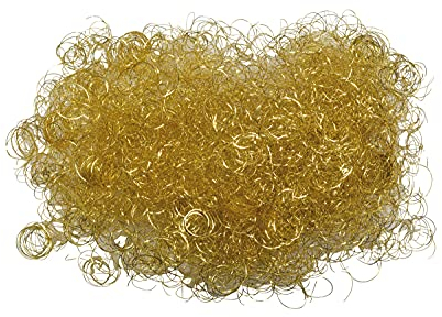 Riffelmacher 14410 – Pelo de ángel dorado, contenido 20 gramos, en bolsa, flor Hair Nobless, decoración, arreglos florales, corona de Navidad, Adviento