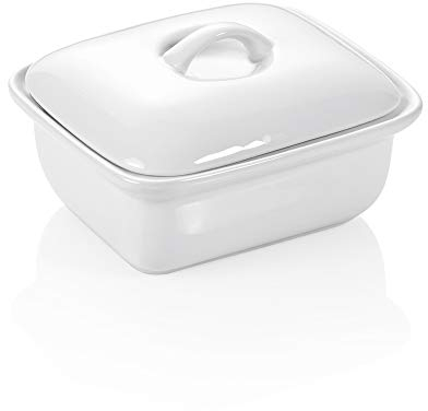 WAS 4920 250 Serie Bavaria Porzellan Butterdose mit Deckel, Passend für 250 Gramm Stücke