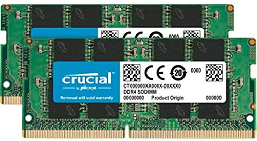 Crucial CT2K8G4SFD824A Kit de Memoria RAM de 16 GB (8 GB x 2, DDR4, 2400 MT/s, PC4-19200, Dual Rank x 8, SODIMM, 260-Pin)