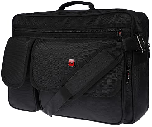 Christian Wippermann XL XXL Umhängetasche Flugbegleiter Tasche Messenger Arbeitstasche 2 Frontfächer