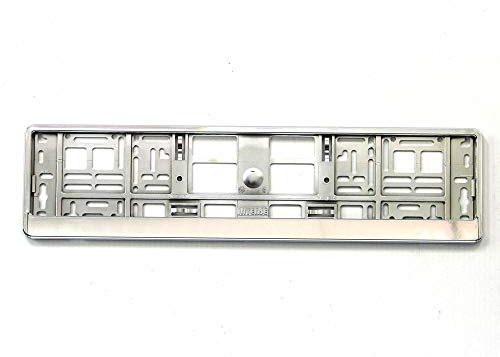 2 Soportes para matrícula de Coche, Cromo