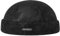 Stetson Pigskin Dockermütze Herren - In der EU gefertigt - Aus 100% Leder - Mit Baumwollfutter - Größenverstellbar durch Klettverschluss - Biker-Mütze - Docker Herbst/Winter schwarz L (58-59 cm)