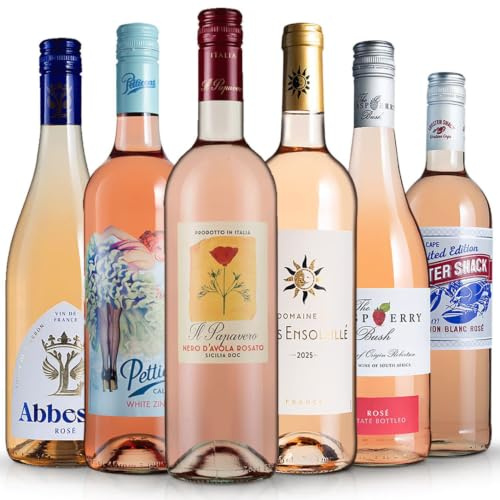 Laithwaites Rosé Wine Customer Favourites Selection (Mixed Case of 6) 10-12% ABV