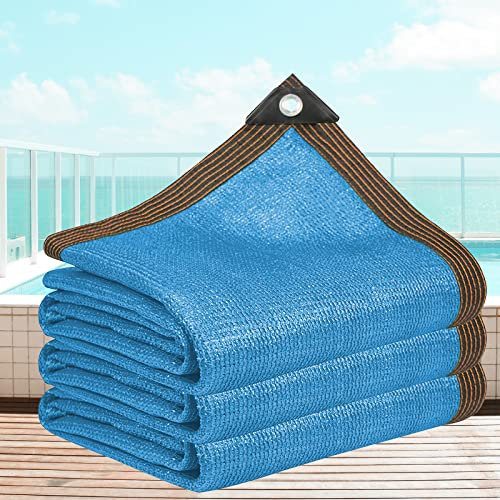 Fence Screening Pergola Canopy Roof Sail Shade of HDFE Sun Shade for Garden 12 Pin Greenhouse Shading Net 90% Sunscreen Fabric Awnings 2x18m Privacy Screen Windbreak Netting with Grommets for gazebo