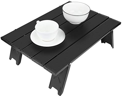 TOPINCN Tavolo Pieghevole Tavolo Casual da Esterno Tavolo da tè Portatile per Tenda da Barbecue in Alluminio Scrivania Ultraleggera con Tavolo da Campeggio per Tavolino Tavoli da Picnic