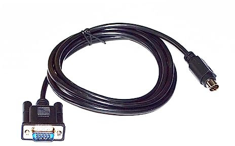 Artemisia Macho DE 15 Pines A Terminal S Cable Adaptador DE Video Mini DIN DE 8 Pines, VGA DE 15 Pines A Caja DE TV MD DE 8 Pines A Cable DE Tarjeta GRÁFICA DE COMPUTADORA (Size : 3m, Color : Nero)