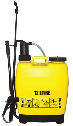 MantraRaj 12L Knapsack Garden Pressure Sprayer | 12L Manual Pressure Spray Extra Long Spraying Lance Double Nozzle For Fertilizer, Herbicides,Pesticides Home Crop Chemical Weed Killer
