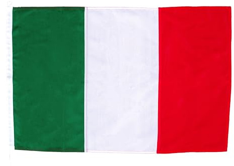 Netflags Flagge Italien 40 x 60 cm Schiffsflagge mit 160 g/qm Stoffgewicht