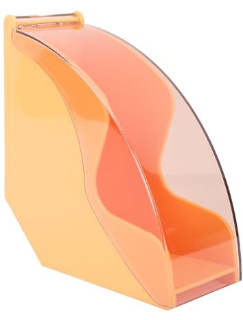Kaffeefilterhalter, Kaffeefilterbox mit Staubdichter Abdeckung, Filterpapierhalter für Café, Zuhause, Lagerkapazität von 100 Stück Papierfilter (ORANGE)