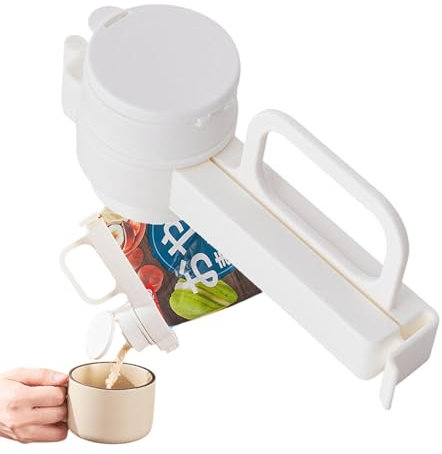 FmtwPhn Food Storage Sealing Clips with Pouring Spouts, Snack Bag Clips, Dog Food Sealing Clip Food Bag Clips, Snack Bag Sealing Clips with Pour Spouts, for Dog Food, Snack