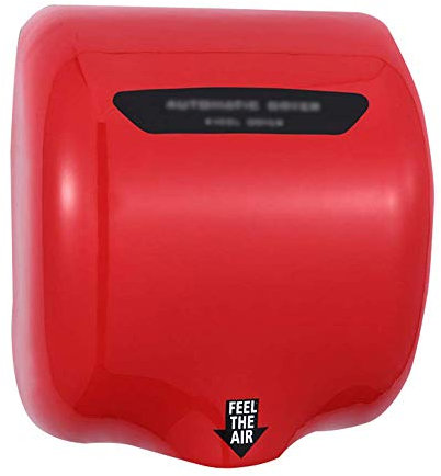 Asciugamani elettrico a parete completamente automatico, asciugamani elettrico automatico per uso domestico con sensore, 40 ± 10 ℃, asciugamani elettrico per servizi igienici commerciali/luoghi pubb
