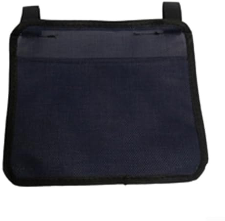 Organizer laterale per sedia da campeggio, borsa portaoggetti da tavolo pieghevole con tasche multiple per bracciolo esterno RV comodino porta riviste in poliestere (blu)