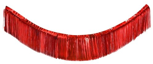 Generico Frange Tinsel Stelle Filanti Decorative 30 cm x 3 m