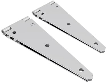 Ensemble de charnières à plaque longue pliable en acier 304 épaissi