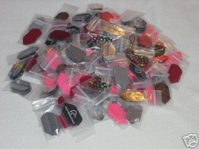 GamePoint 45 STÜCK Slim Dart Flights gemischt