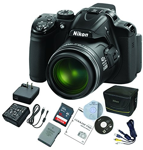 Nikon COOLPIX P520 18.1 MP CMOS Digital Camera with 42x Zoom Lens and Full HD 1080p Video (Black) (OLD MODEL)
