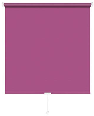 JalousieCrew Schnapprollo Springrollo Mittelzugrollo Beere - Breite 62 bis 222cm - Länge 160 und 230cm - Blickschutz (102 x 160 cm)