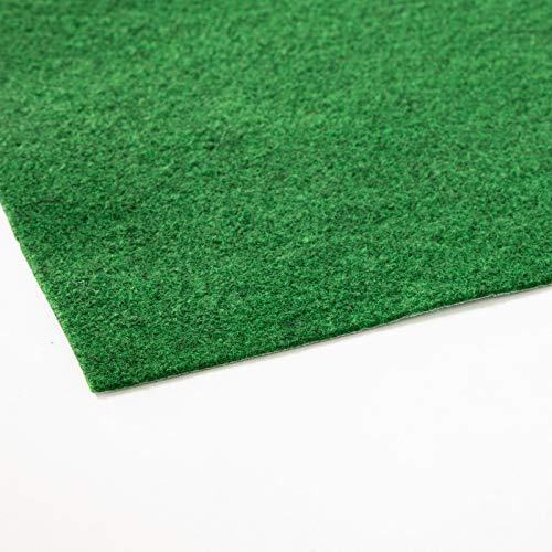 Wondercolour Outdoor Carpet Mat, Non-Slip Grass Felt Carpet for Balcony, Garden and Patio, Artificial Grass Matting for Indoor and Outdoor (Green, 200 x 300 cm)
