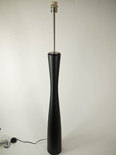 Stehleuchtenfuß mit Fassung E27 Lampengestell Ersatz-Lampen-Fuß für Stehlampe mit Fußschalter (Lampenfuß Rund)