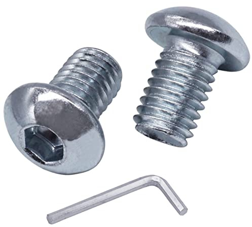 SKIR'CO (10 Stück) M6 Schrauben, Innensechskantschrauben, Gewindeschrauben, Maschinenschrauben, M6 x 10 mm